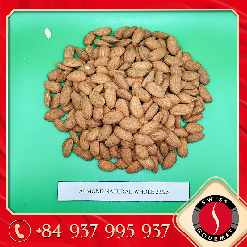 Almond natural whole 23/25